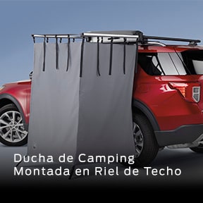 Equipa tu Ford Explorer con la Ducha de Camping Montada en Riel de Techo Exterior