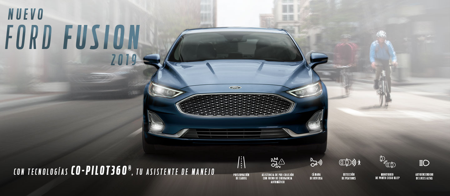 Descubre Ford Fusion 2019, el auto sedán con tecnología Copilot