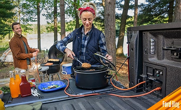 Ford Lobo, descubre el generador de corriente eléctrica para conectar parrilla