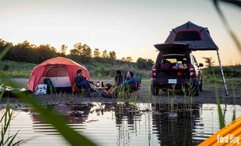 5 Cosas que Hacer de Camping con tu Vehículo Ford