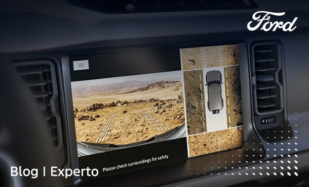 Pantalla de Infoentretenimiento equipada en Ford Bronco 2025, SUV 4x4 usada para offroad