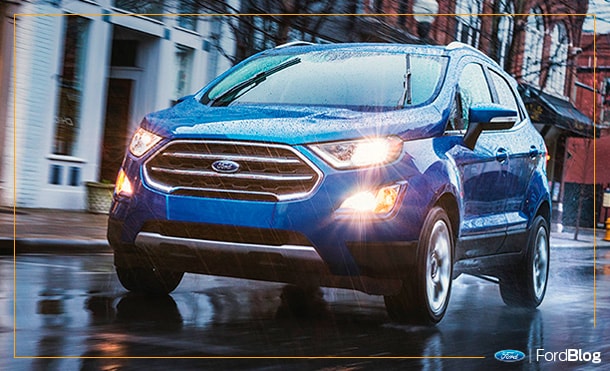 Ford EcoSport 2020 equipada con potentes faros de halógeno