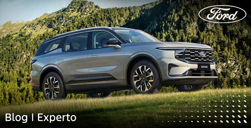 Para el día a día y los viajes familiares, escoge la nueva Ford Edge Híbrida 2026