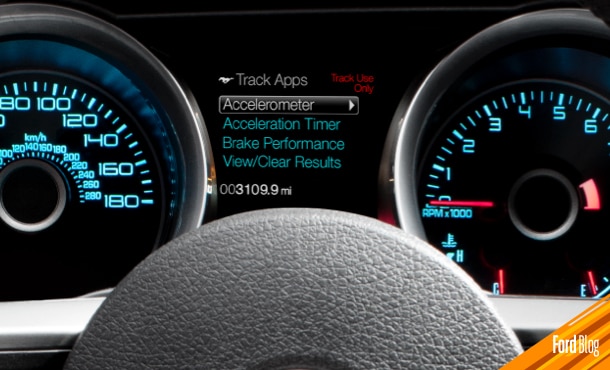 Sistema TrackApps de Ford Performance permite dar seguimiento al Rendimeinto del Auto, SUV o Pickup