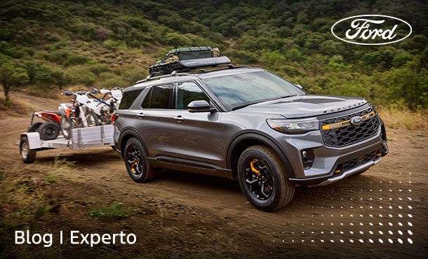Una ruta en bicicleta o una aventura todoterreno en motocicleta, gracias a tu Ford Explorer Tremor
