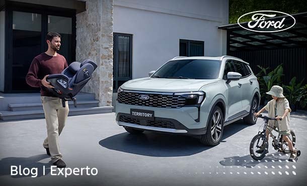 El papá tecnológico ama su Ford Territory por todas las asistencias y tecnología a bordo