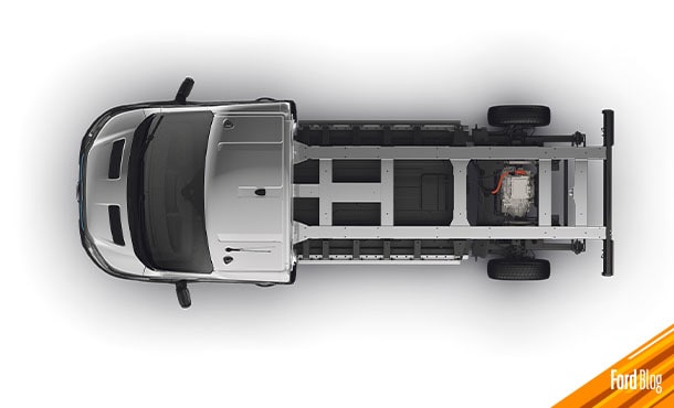Ford Transit Chasis el Vehículo de Trabajo con Chasis expuesto para Carga Pesada