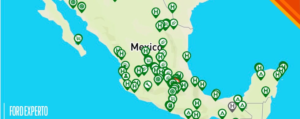 Recarga la Batería de tu Auto Eléctrico o Híbrido enchufable Ford en las Electrolineras