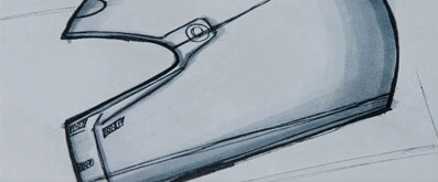 Dibujo de casco de Piloto