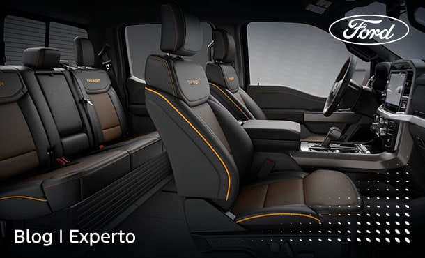 Ford Lobo 2026 versión Tremor High cuenta con volante en piel, asientos y grabados exclusivos