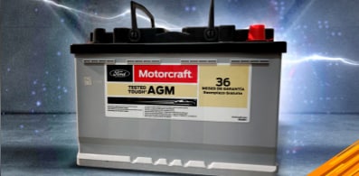 Descubre la tecnología y durabilidad de las baterías Motorcraft AGM. La opción para tu Ford.