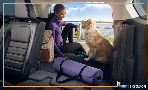 Espacioso interior de Ford EcoSport 2019 recreativa y de carga