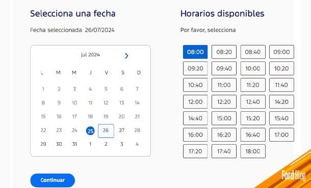 Agenda tu Cita de Servicio en minutos en la página web de Ford de México