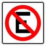 Señal restrictiva No Estacionarse