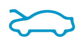 Testigo del tablero que indica que el capó está abierto