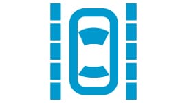 Testigo del tablero que indica la activación del Sistema de Preservación de Carril