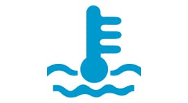 Testigo del tablero que indica falta de anticongelante