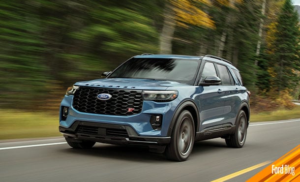 Con 3 filas de asientos, Ford Explorer ST combina comodidad para los pasajeros con alto desempeño