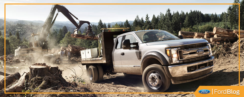 Los camiones Ford, equipados y reforzados para dar lo mejor de sí en el trabajo rudo