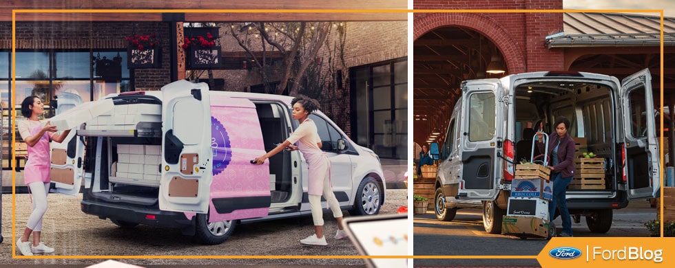 Ford Transit Van te ayuda a transportar mercancía y todo para tu empresa