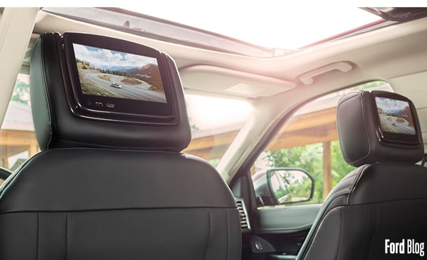 Conoce el paquete que incluye Pantallas de 8 pulgadas en las cabeceras de Ford Explorer
