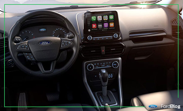 Ford EcoSport, equipada con cómodos interiores y tecnologías para disfrutar más tus viajes