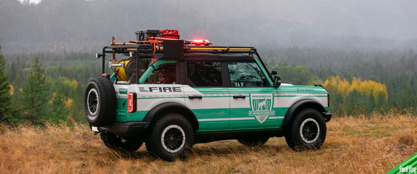 Descubre la versión de Ford Bronco equipada para apagar incendios forestales