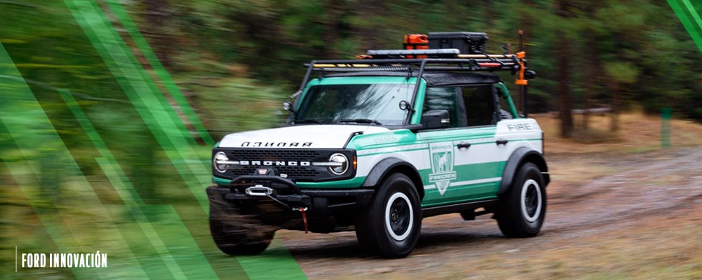 Ford Bronco Wildland está equipada con tanque de agua, hacha, winch y más para combatir incendios