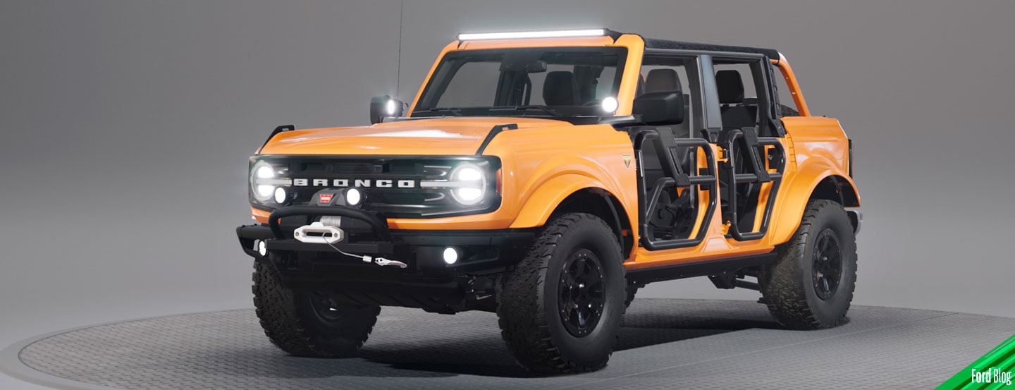 Descubre los accesorios compatibles para tu Ford Bronco y modifícala a tu estilo