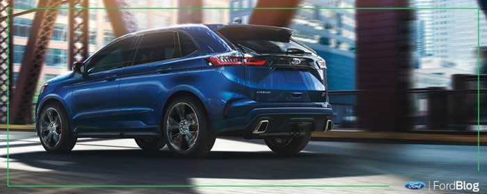 Ford Edge ST 2019, con tecnología Co-Pilot360, usa la tecnología de Preservación de Carril