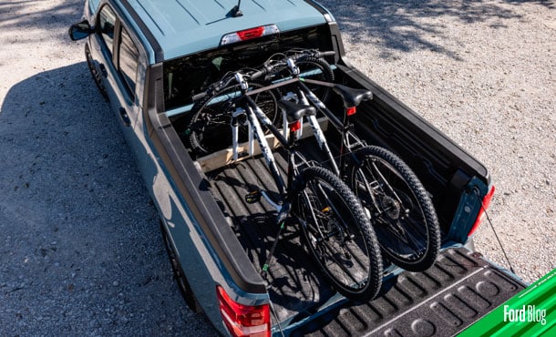 Personaliza tu Pickup Ford Maverik con Accesorios como porta bicicletas y protecciones de interiores