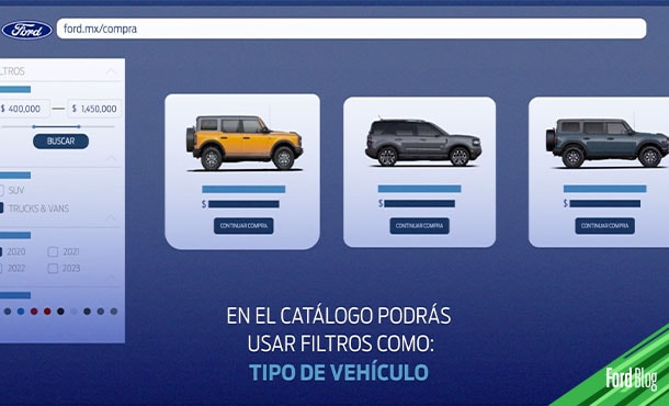 Navega por el inventario en línea para conocer los Autos y SUVs disponibles en Distribuidor