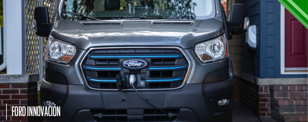 La Van de trabajo Ford E-Transit totalmente Eléctrica con lo último en Tecnología y Conectividad