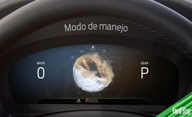 Modos de Manejo equipados en Ford Lobo 2021, capaces para terrenos nevados