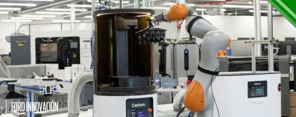 Ford desarrolla avanzado sistema de interfaz de comunicación para programar Robots e Impresoras 3D