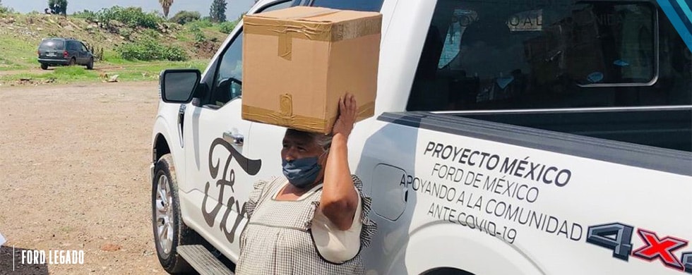 Ford México apoya a la comunidad con despensas, donacion de sangre, etc.