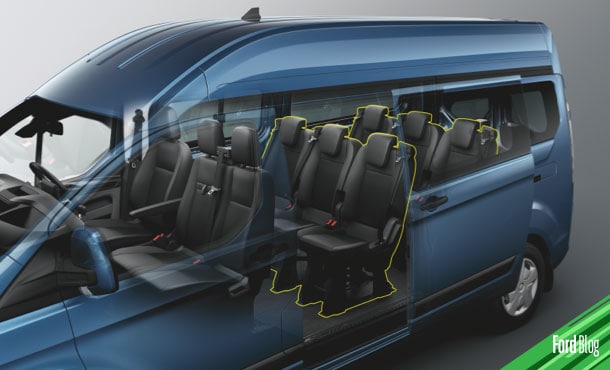 Ford Transit Custom equipa motor I4 de 2.2 litros a Diésel que maximiza el rendimiento