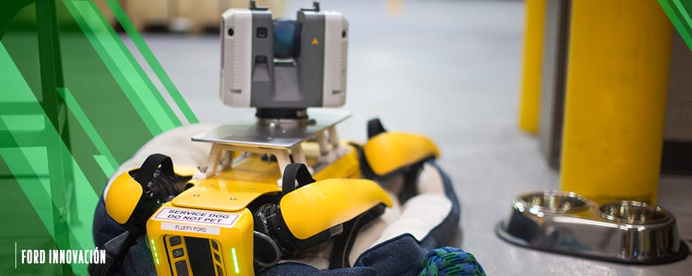 Robots Cuadrúpedos mascotas escanearán instalaciones de plantas Ford, mejorando eficiencia