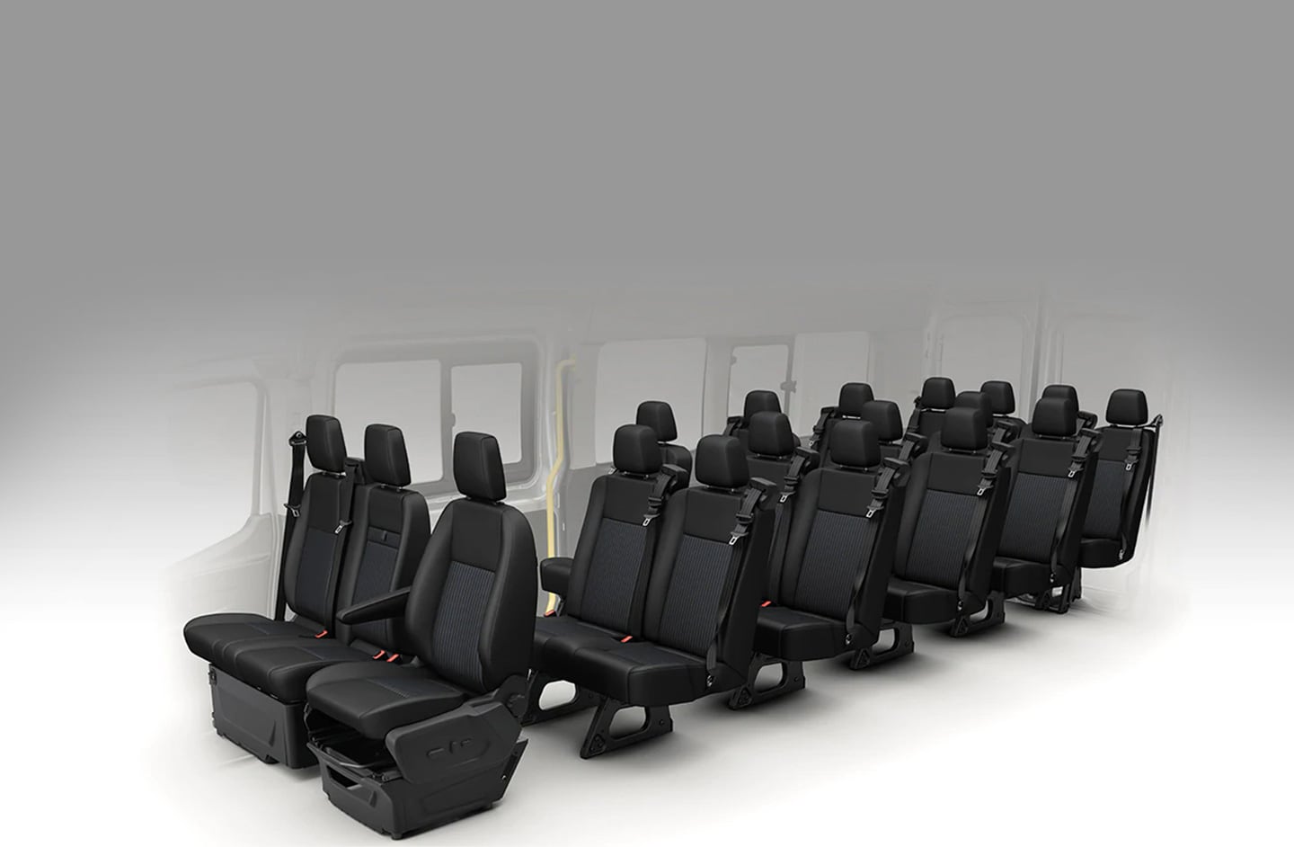 Ford Transit Pasajeros, Van con amplio espacio y puertos USB de carga de smartphones para ocupantes