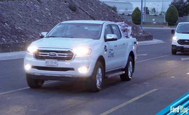 Ford Transportó el alimento en bultos a través de sus poderosas camionetas Pickup