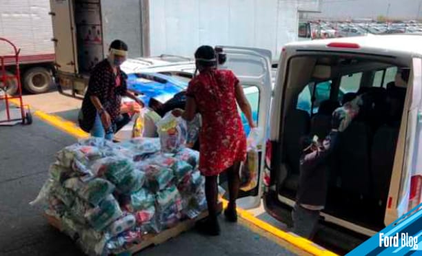 Ford recaudó despensas para familias vulnerables a raíz de confinamiento por Covid-19