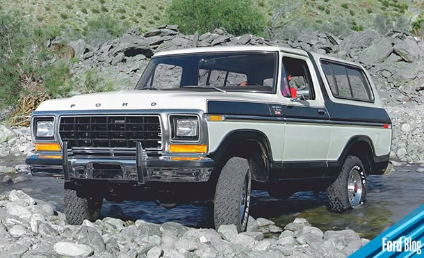 Ford Bronco, camioneta suv todo terreno segunda generación lanzada en 1977