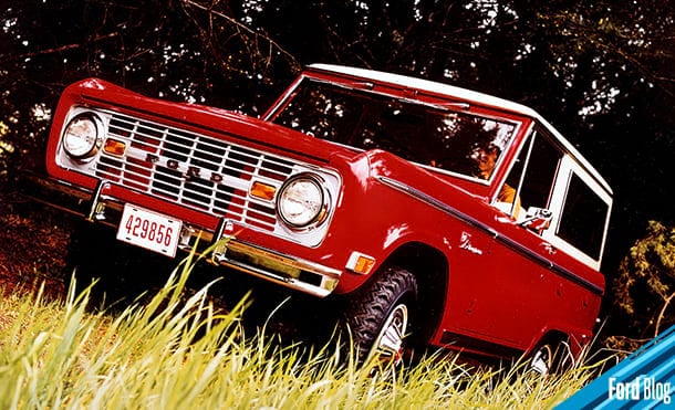 La primera generación de Ford Bronco fue lanzada en 1966, tenía un motor 2.8 L y 105 HP