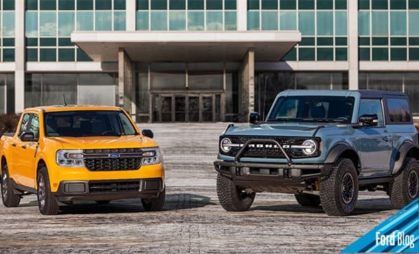 Ford Bronco y Ford Maverick, Camionetas ganadoras gracias a su Tecnología y diseño