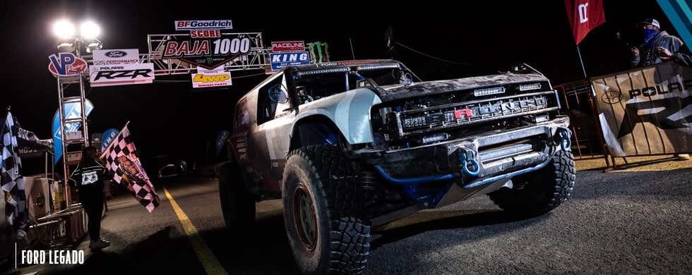 Ford Bronco R Race terminó exitosamente la exigente carrera off road Baja 1000