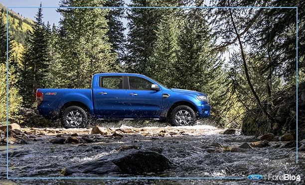 Ford Ranger 2020 con gran capacidad de vadeo para superar cualquier reto