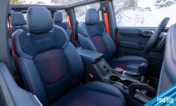 Ford Bronco Raptor equipa Pantalla Táctil de 12 Pulgadas con SYNC4 y Sistema de Sonido B&O