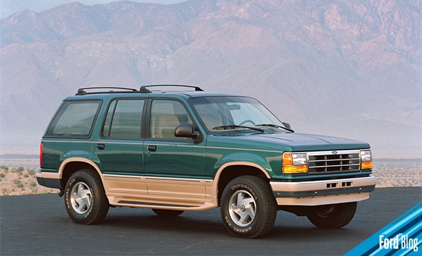 Ford Explorer Primera Generación, camioneta SUV cómoda, potente, confiable y de gran espacio