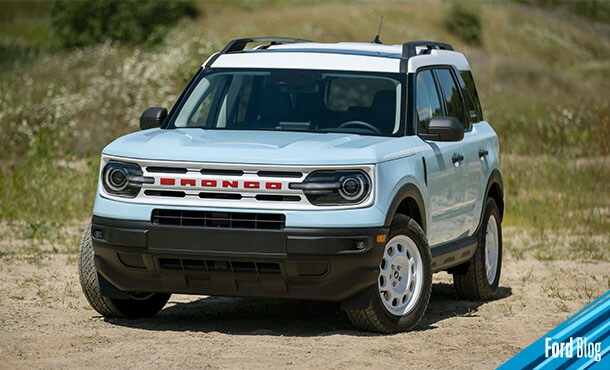  El estilo retro de la parrila es uno de los atractivos visuales que ofrece Ford Bronco Heritage