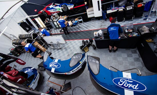 Cada pieza y elemento del equipo Ford GT cuenta para ganar 